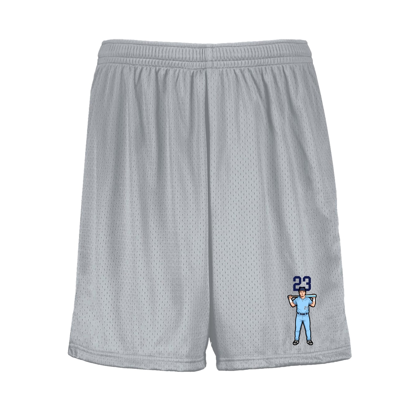 Shorts — Number Top in Silver