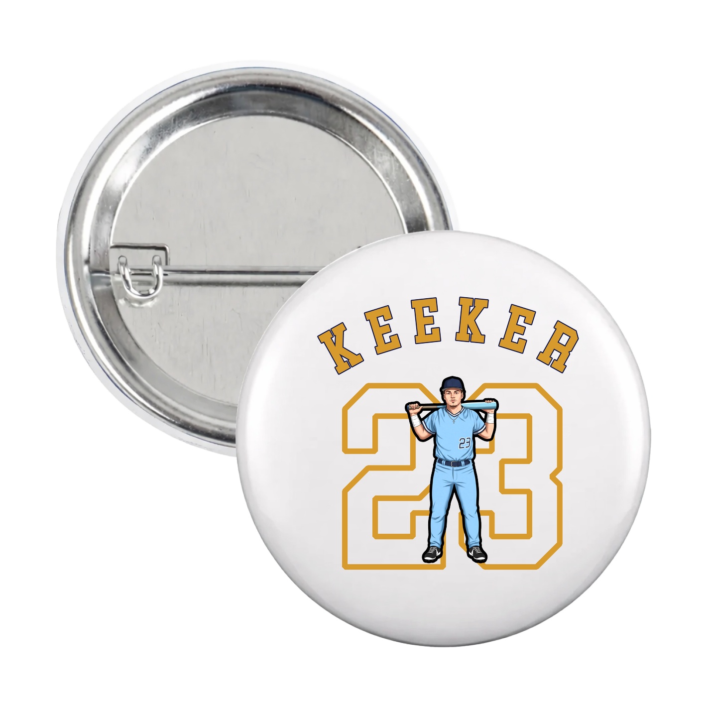 Game Day Button — Shirsey Arch in White