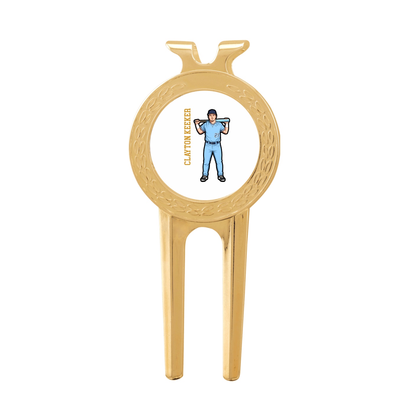 Divot Tool with Ball Marker — Name Vertical in Classic