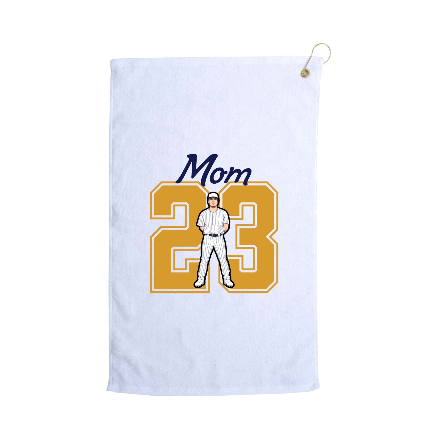 Golf Towel — Mothers Day Shirsey in White