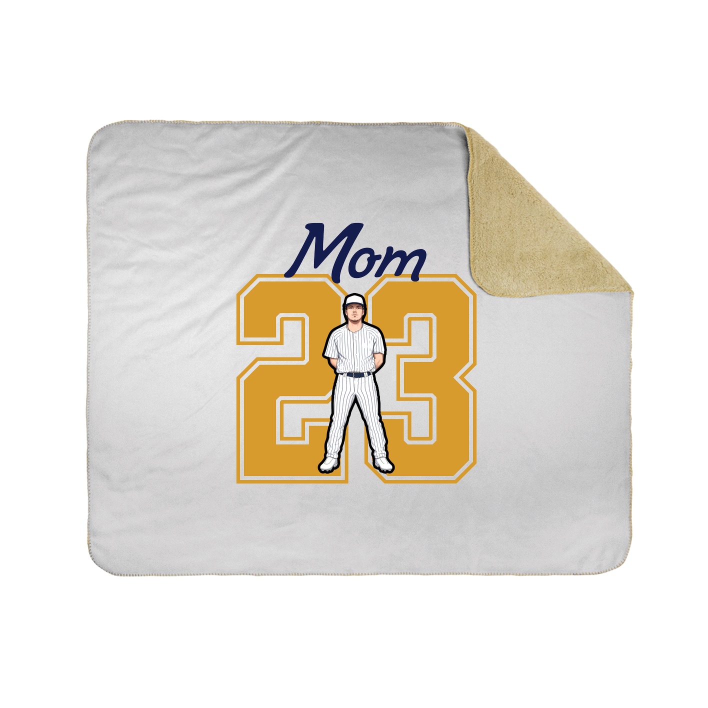 Throw Blanket — Mothers Day Shirsey in White