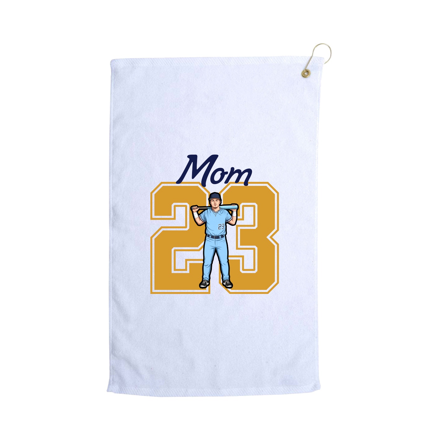 Golf Towel — Mothers Day Shirsey in White