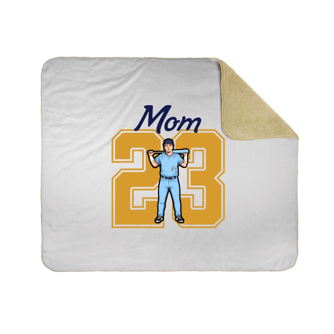 Throw Blanket — Mothers Day Shirsey in White