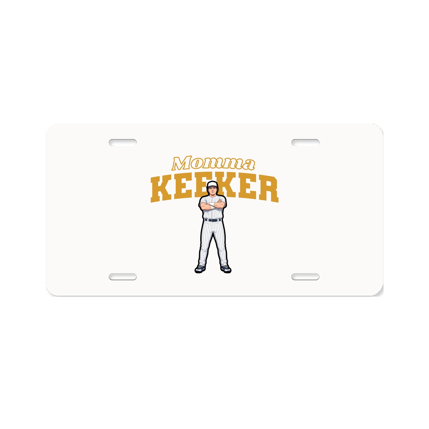 License Plate — Mothers Day Block in Classic