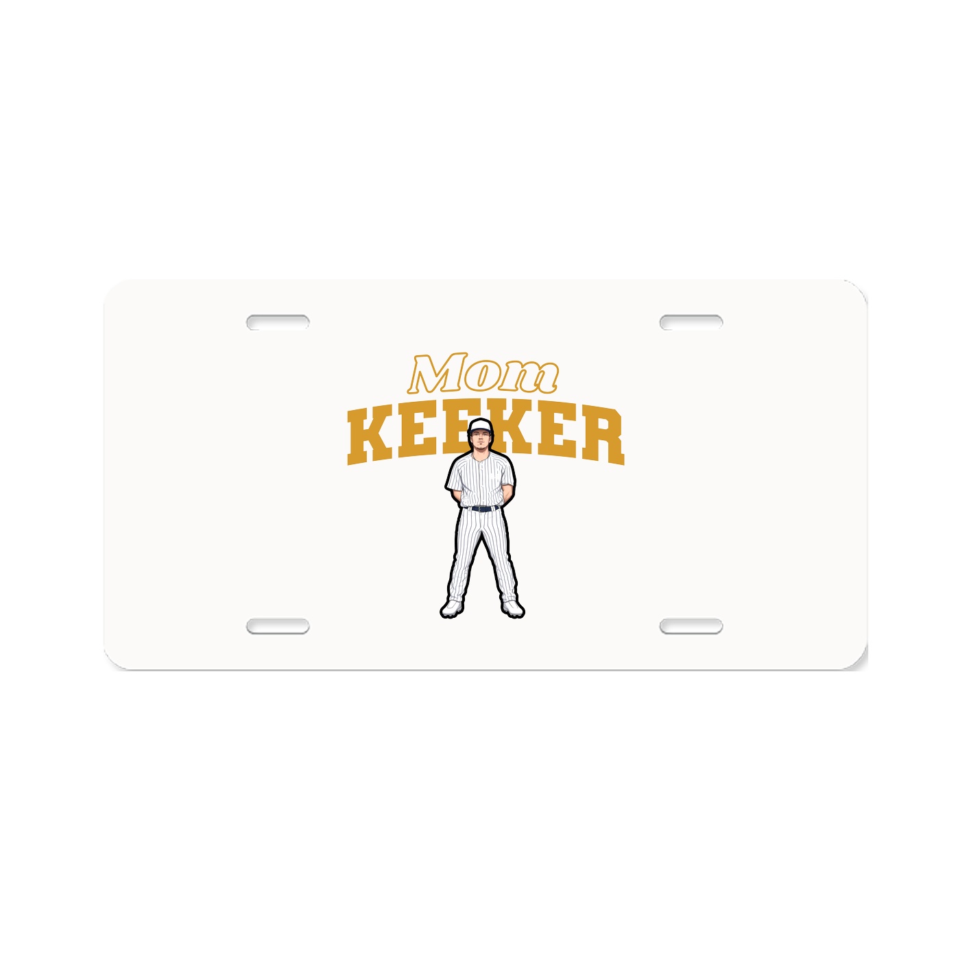License Plate — Mothers Day Block in Classic