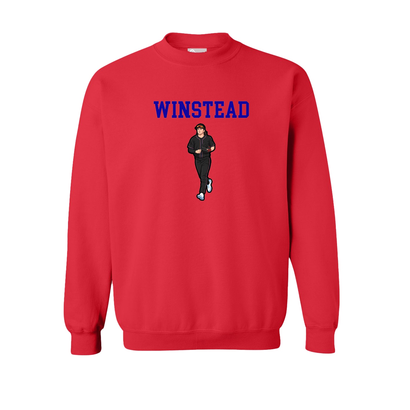 Fleece Crew — Shirsey in Red