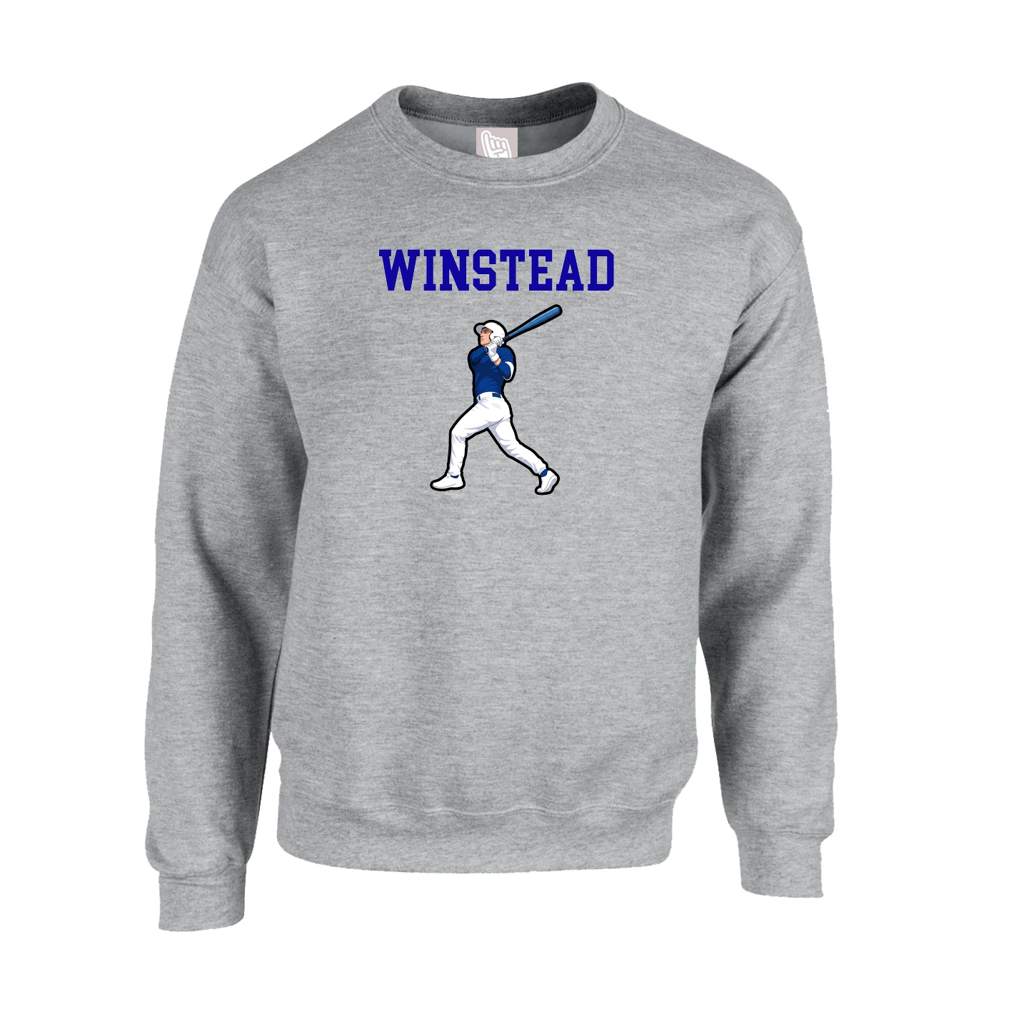 Fleece Crew — Shirsey in Grey