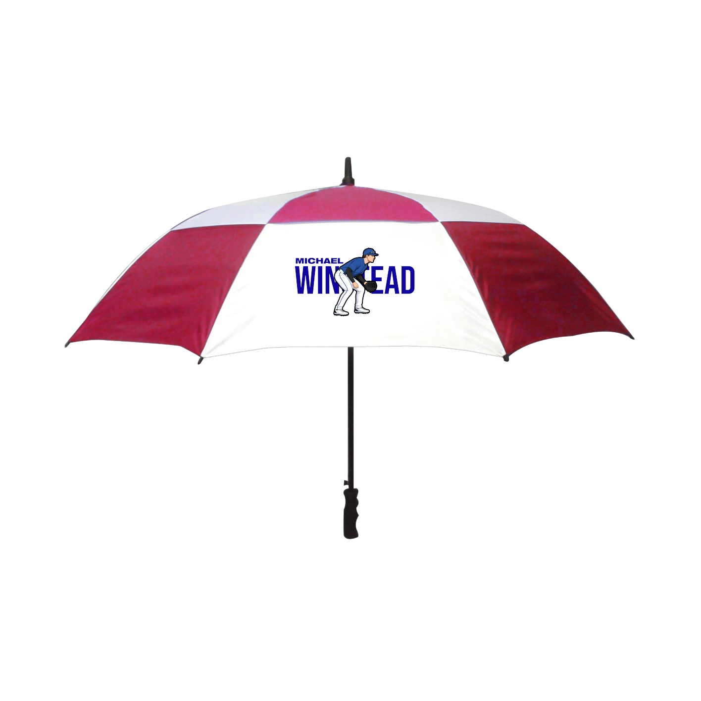 Golf Umbrella — Player Name in Red