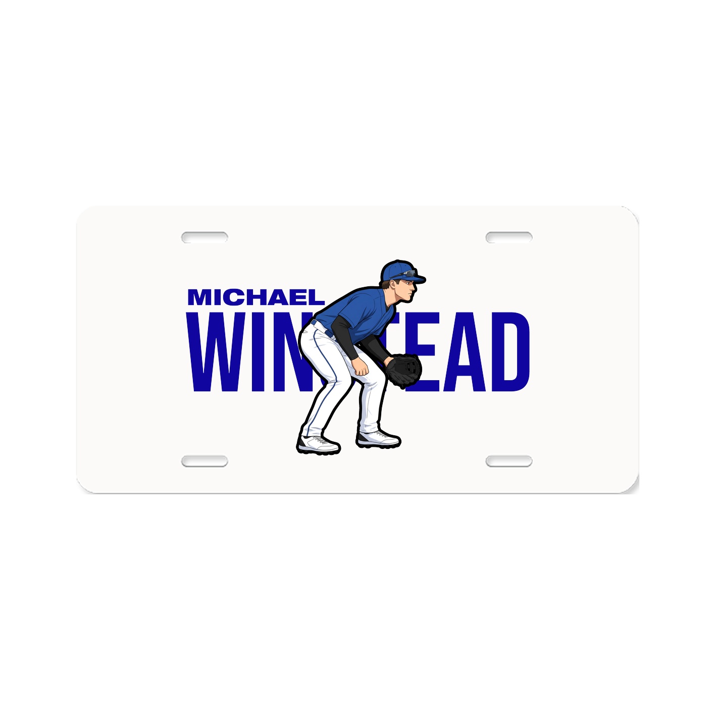 License Plate — Player Name in Classic