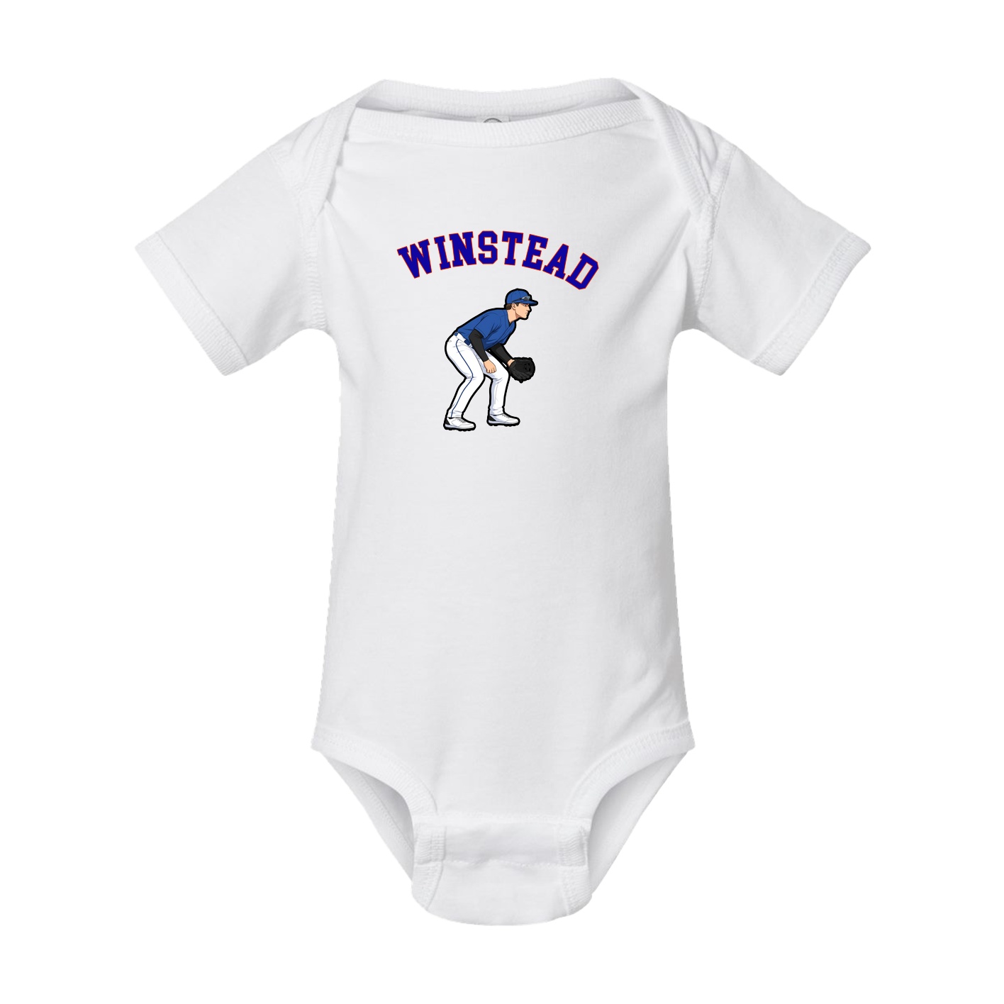 Baby Onesie — Shirsey Arch in White