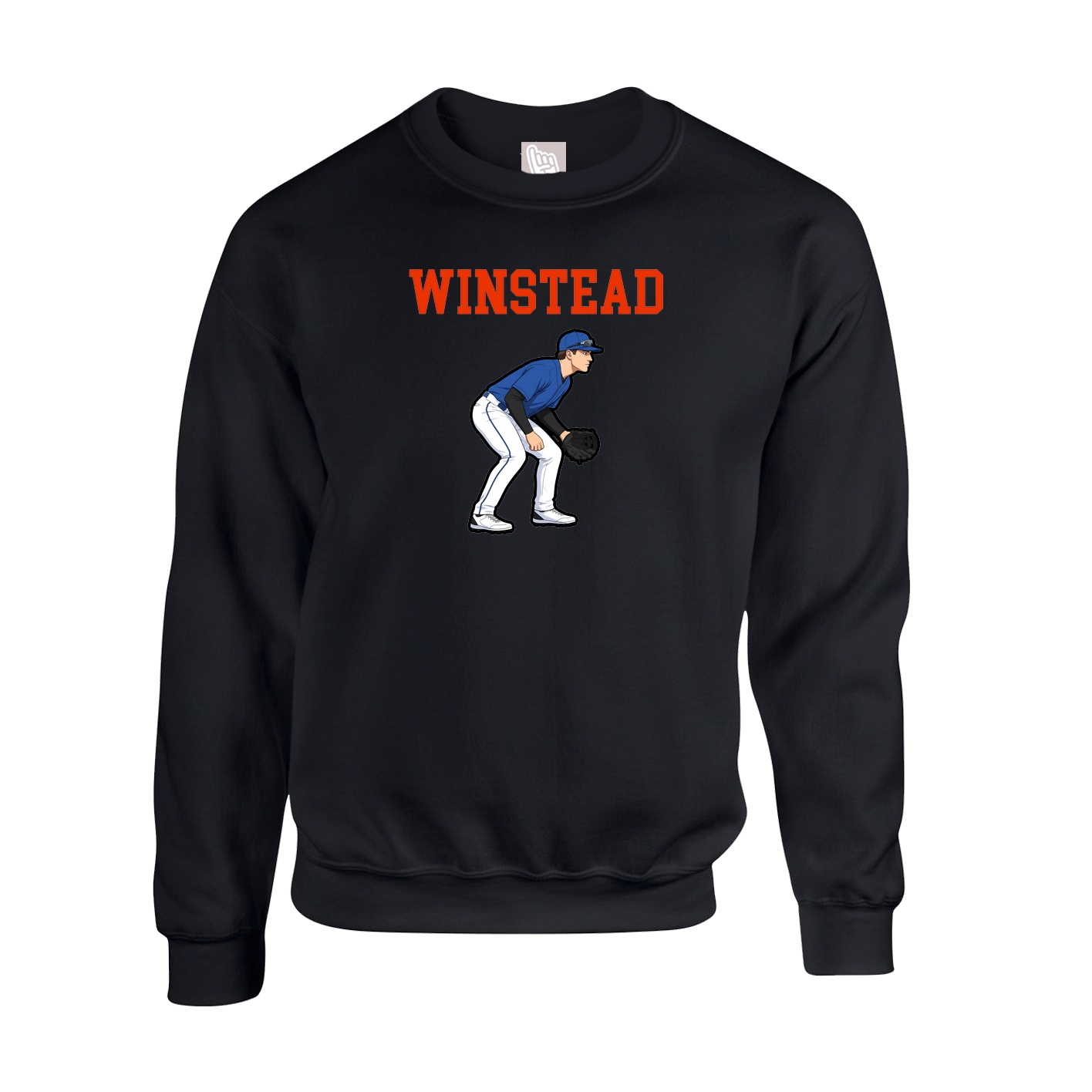 Fleece Crew — Shirsey in Black