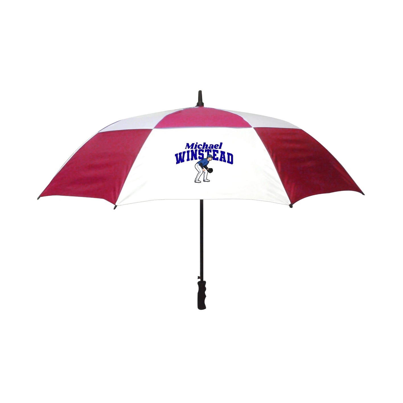 Golf Umbrella — Signature Arch in Red