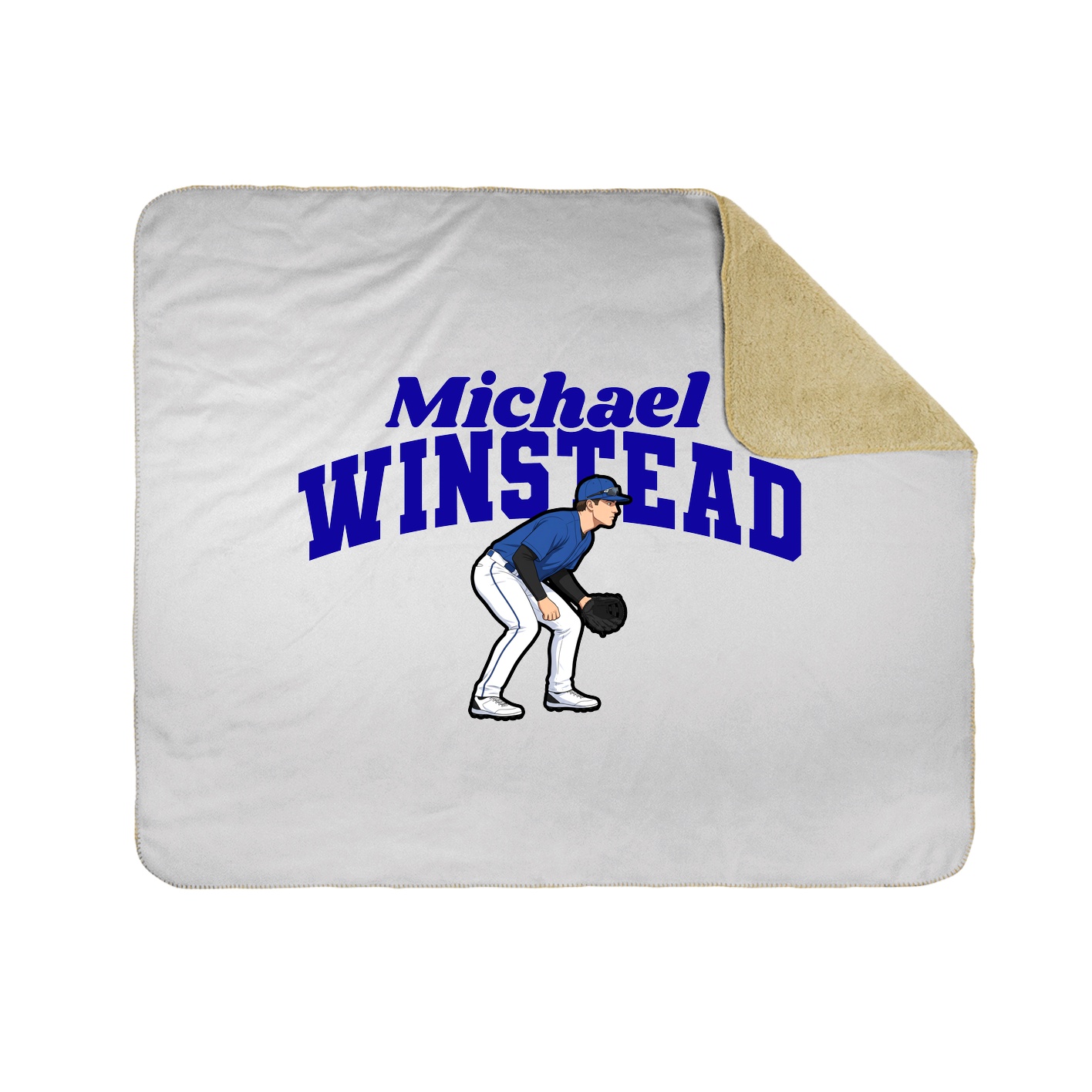 Throw Blanket — Signature Arch in White