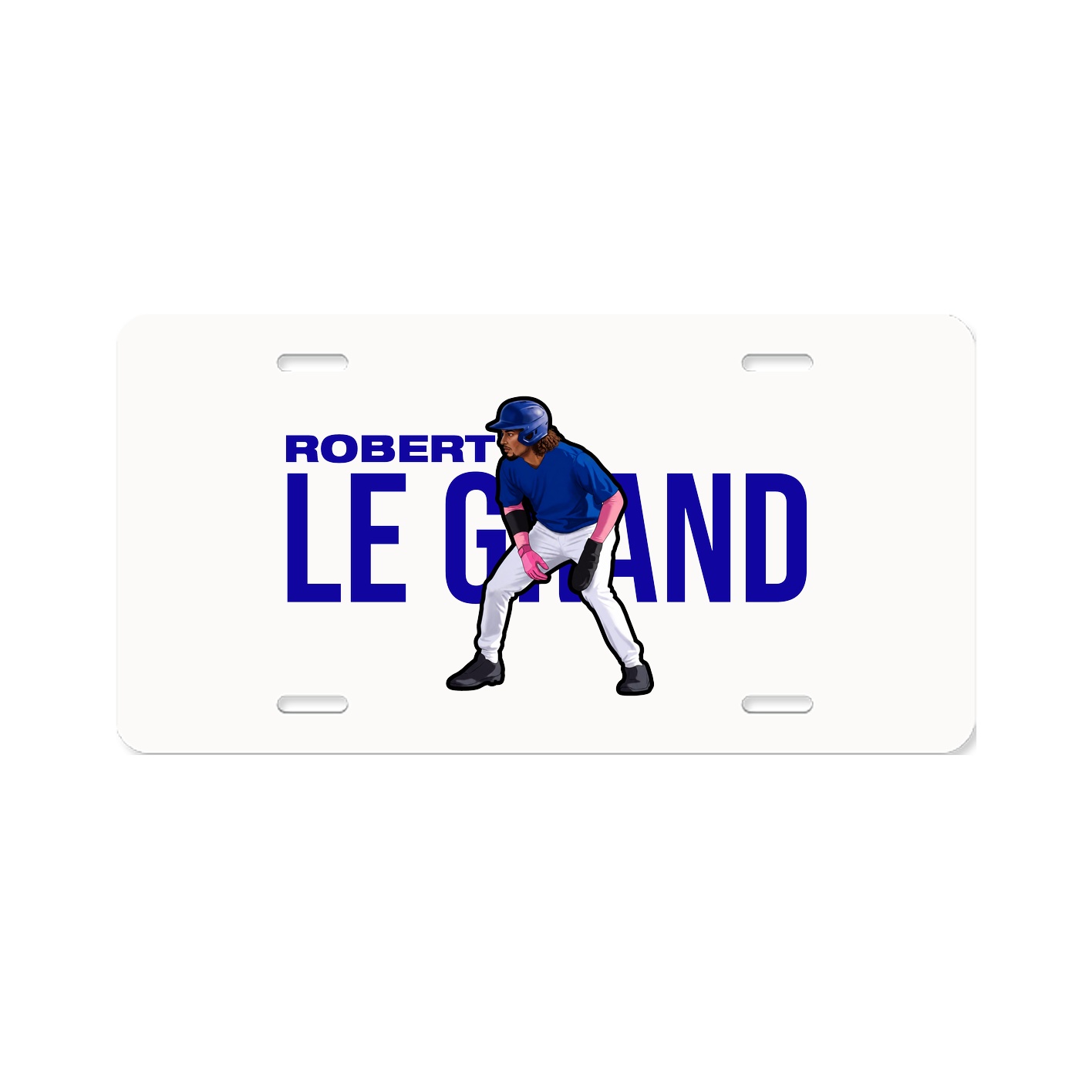 License Plate — Player Name in Classic