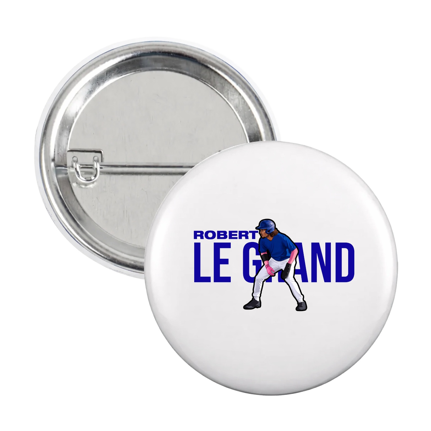 Game Day Button — Player Name in White