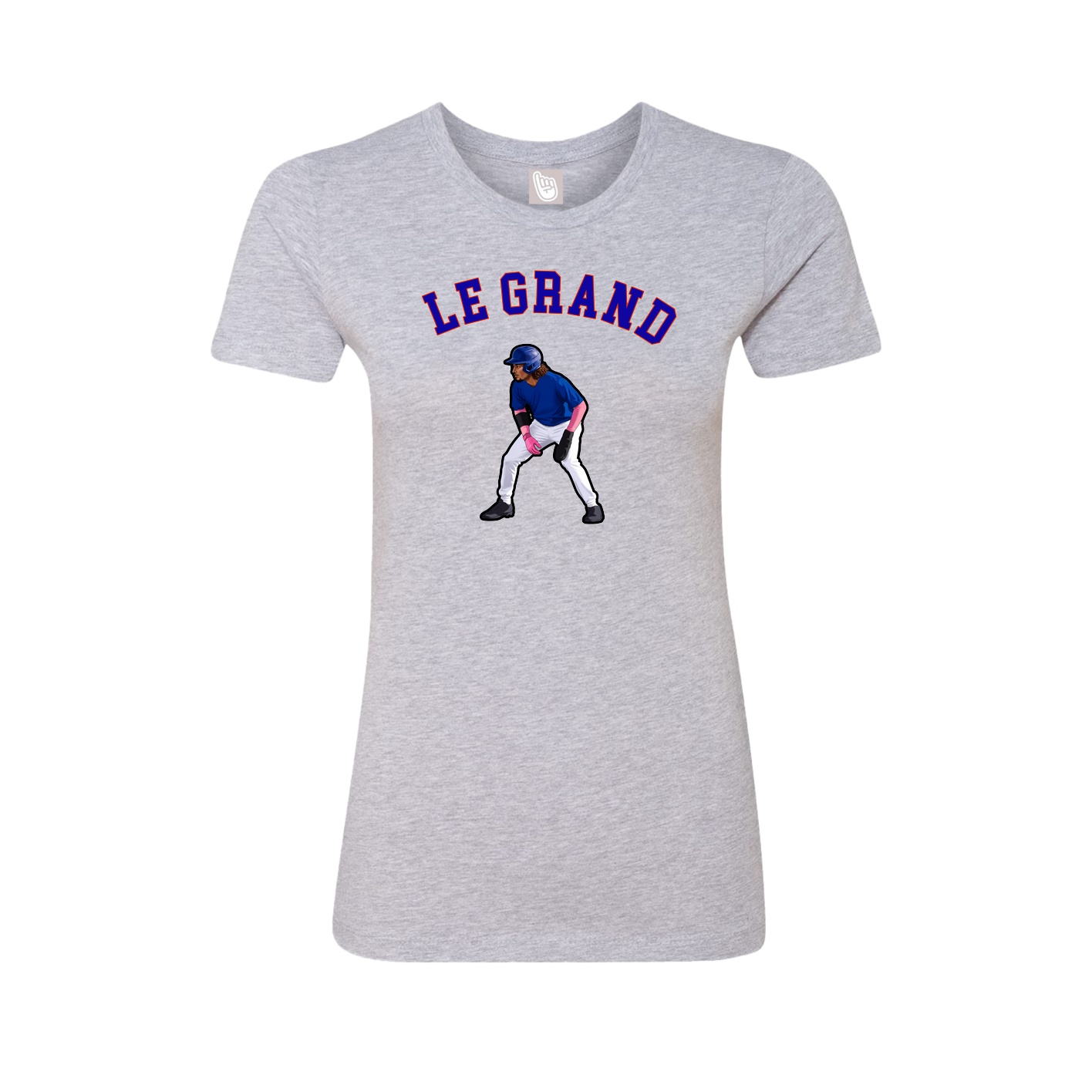 Fitted Women's Tee — Shirsey Arch in Grey