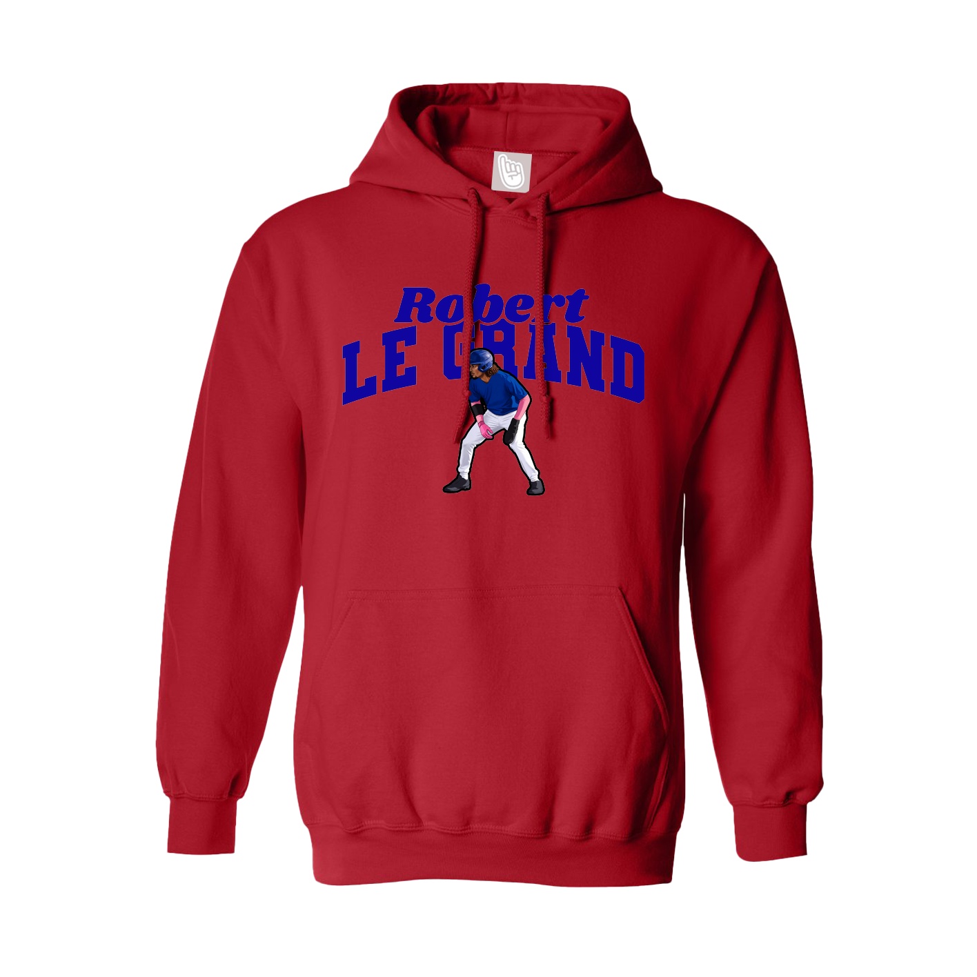 Hoodie — Signature Arch in Red