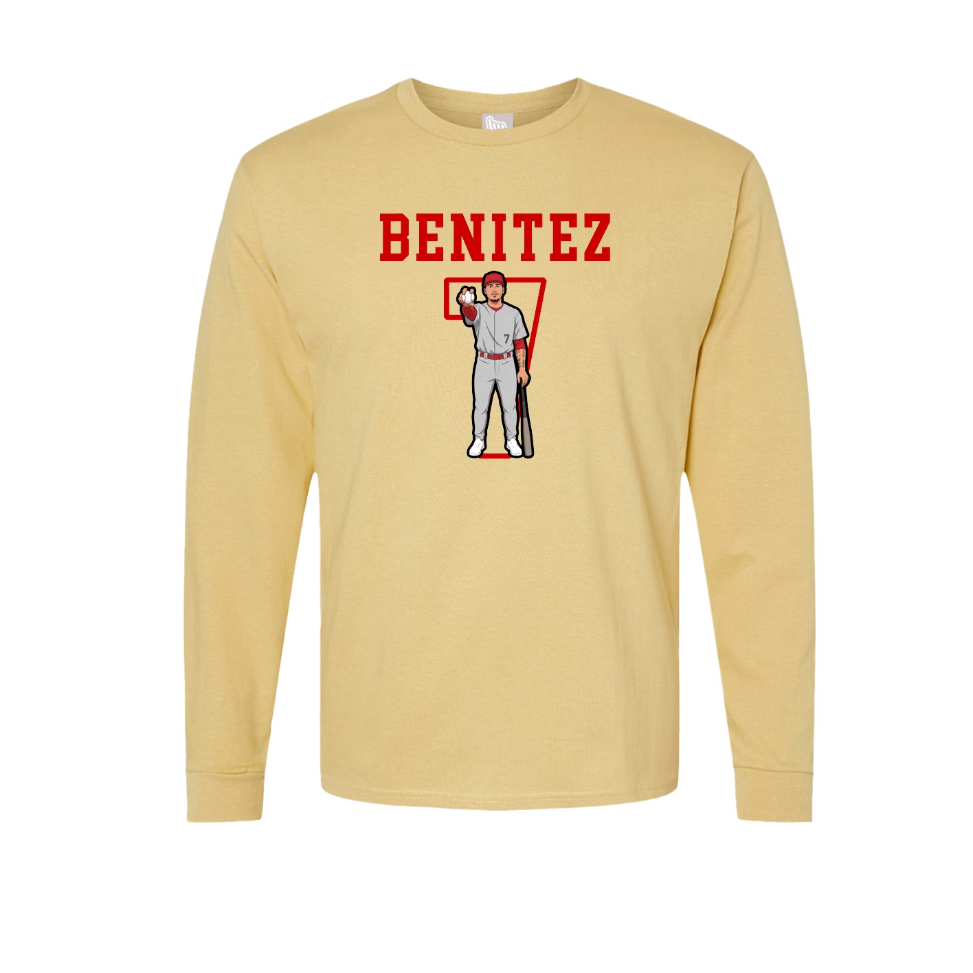 Long Sleeve Tee — Shirsey in Vegas Gold