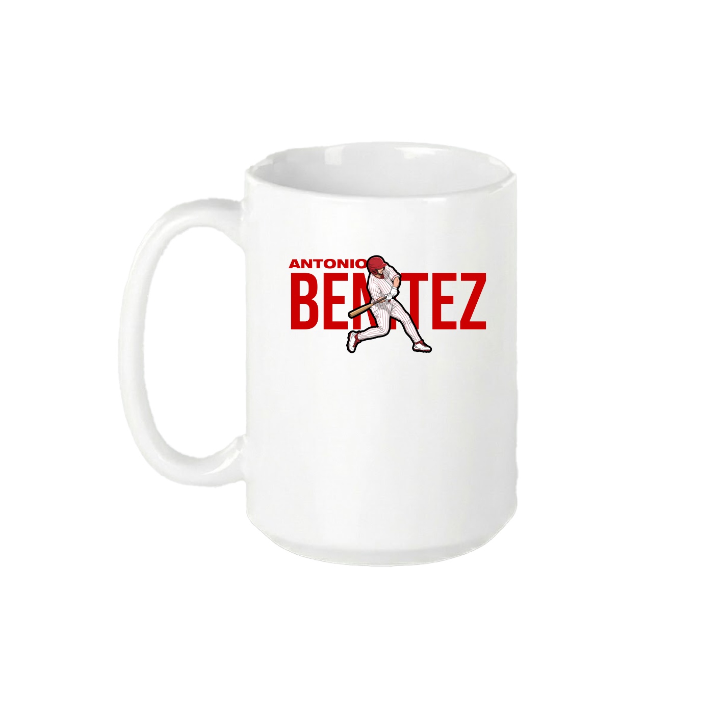 15oz Coffee Mug — Player Name in White