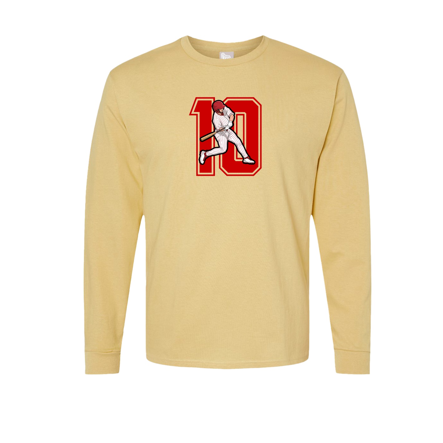 Long Sleeve Tee — Number in Vegas Gold