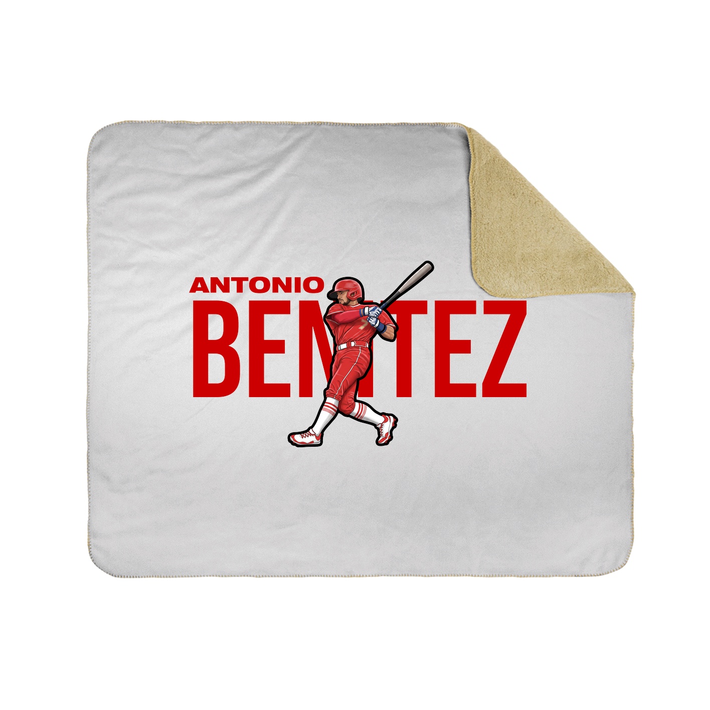 Throw Blanket — Player Name in White
