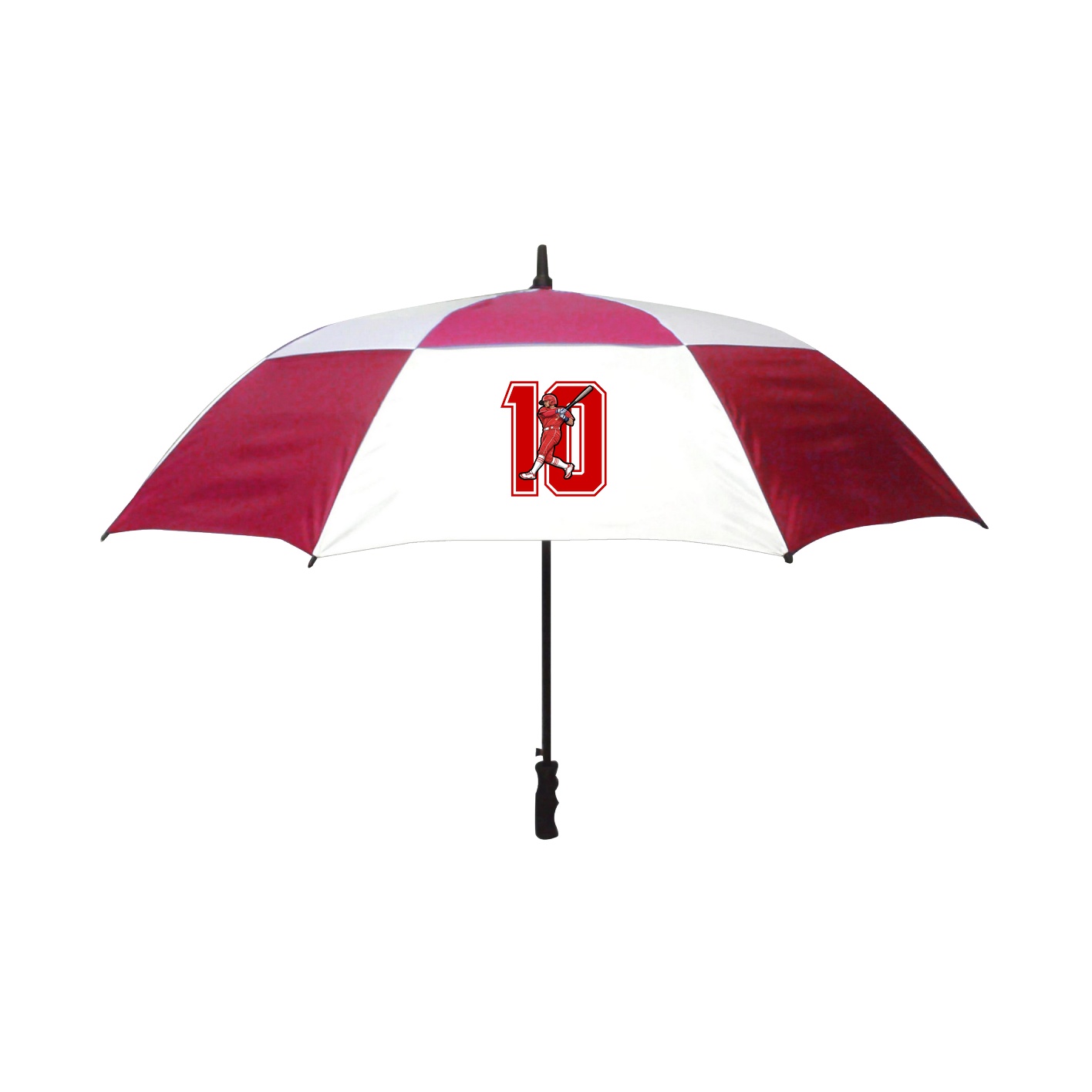 Golf Umbrella — Number in Red