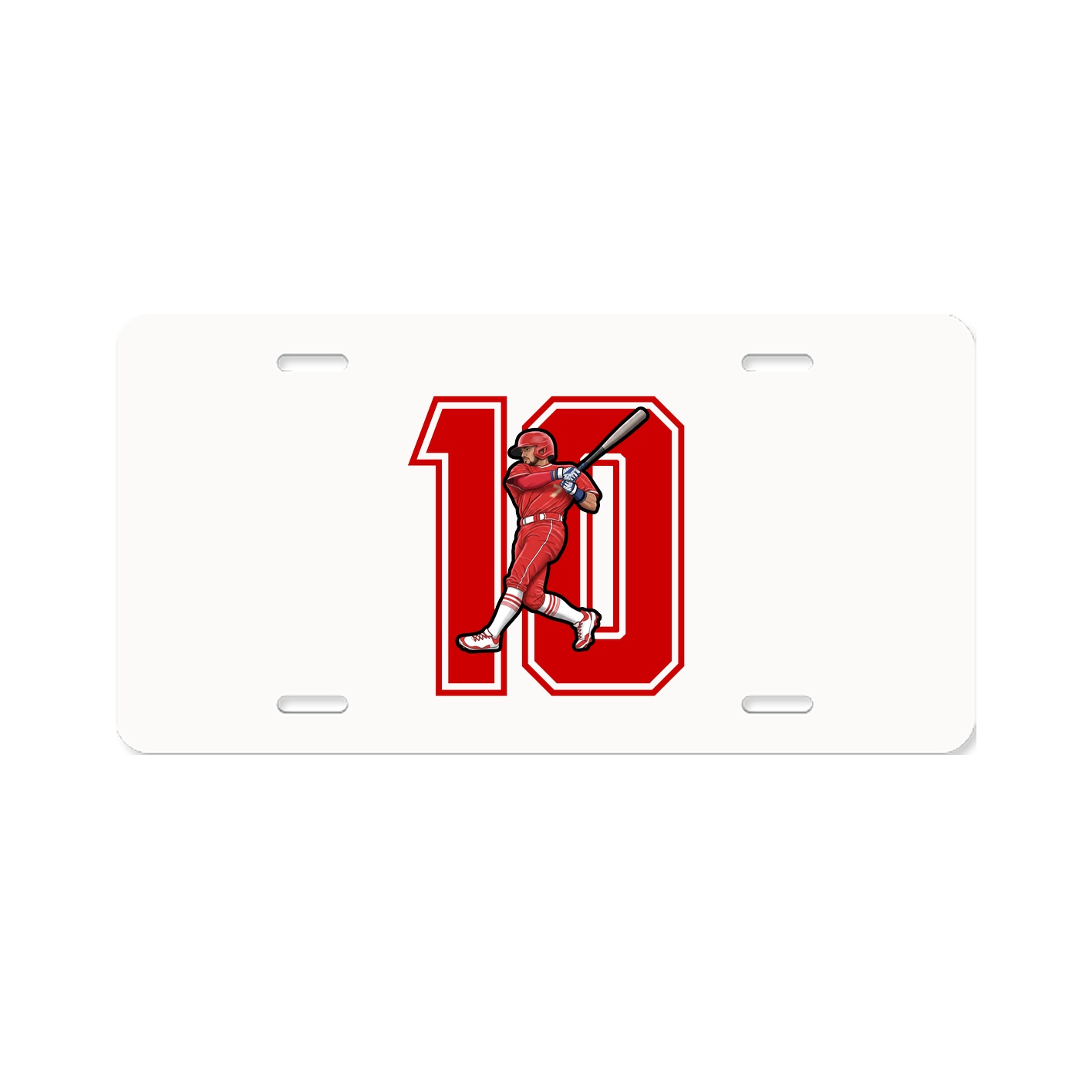 License Plate — Number in Classic