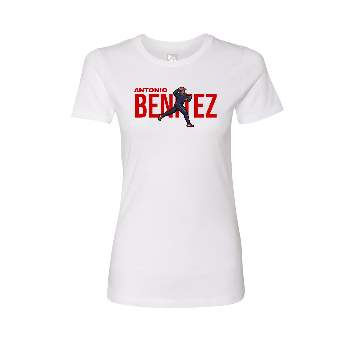 Womens Tee — Player Name in White