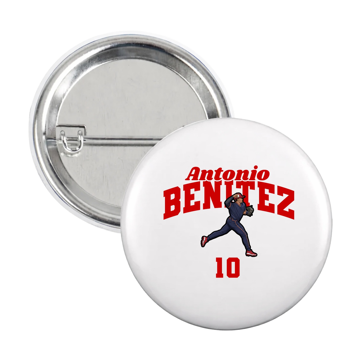 Game Day Button — Signature Arch in White
