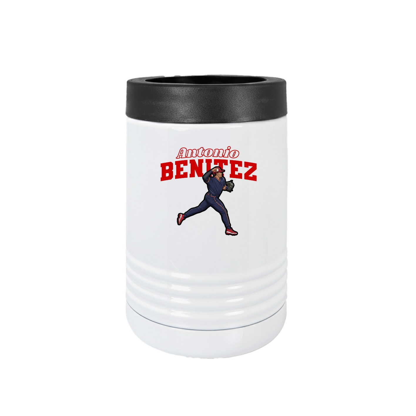 Beverage Holder — Name Arch in White