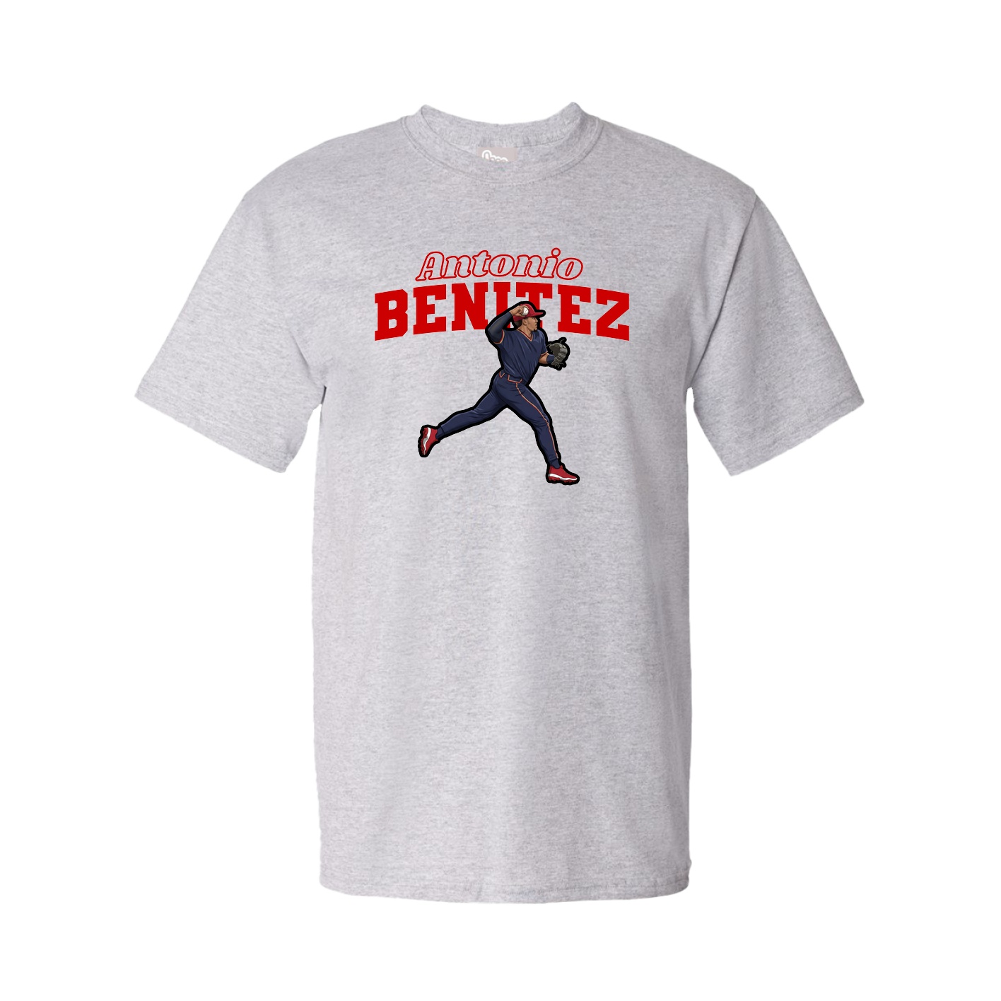 Tee — Name Arch in Grey