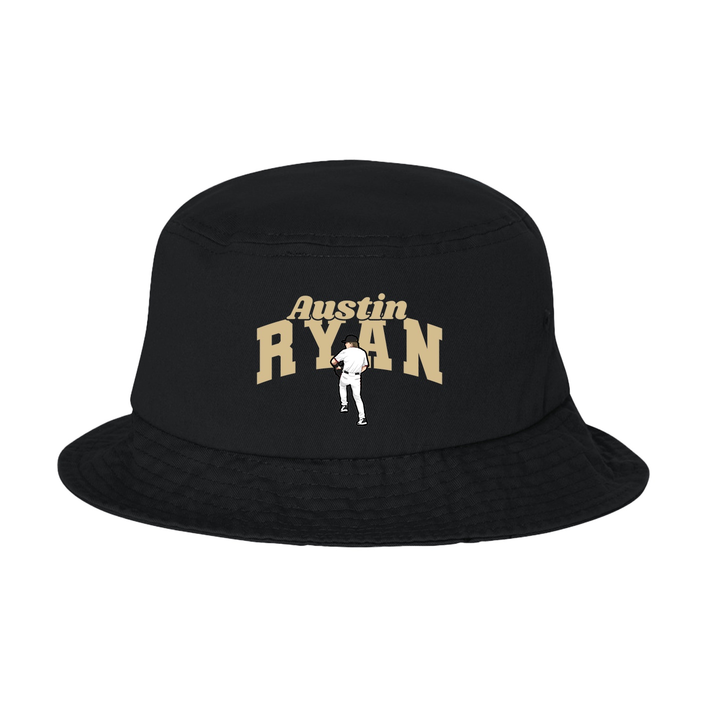 Bucket Cap — Signature Arch in Black