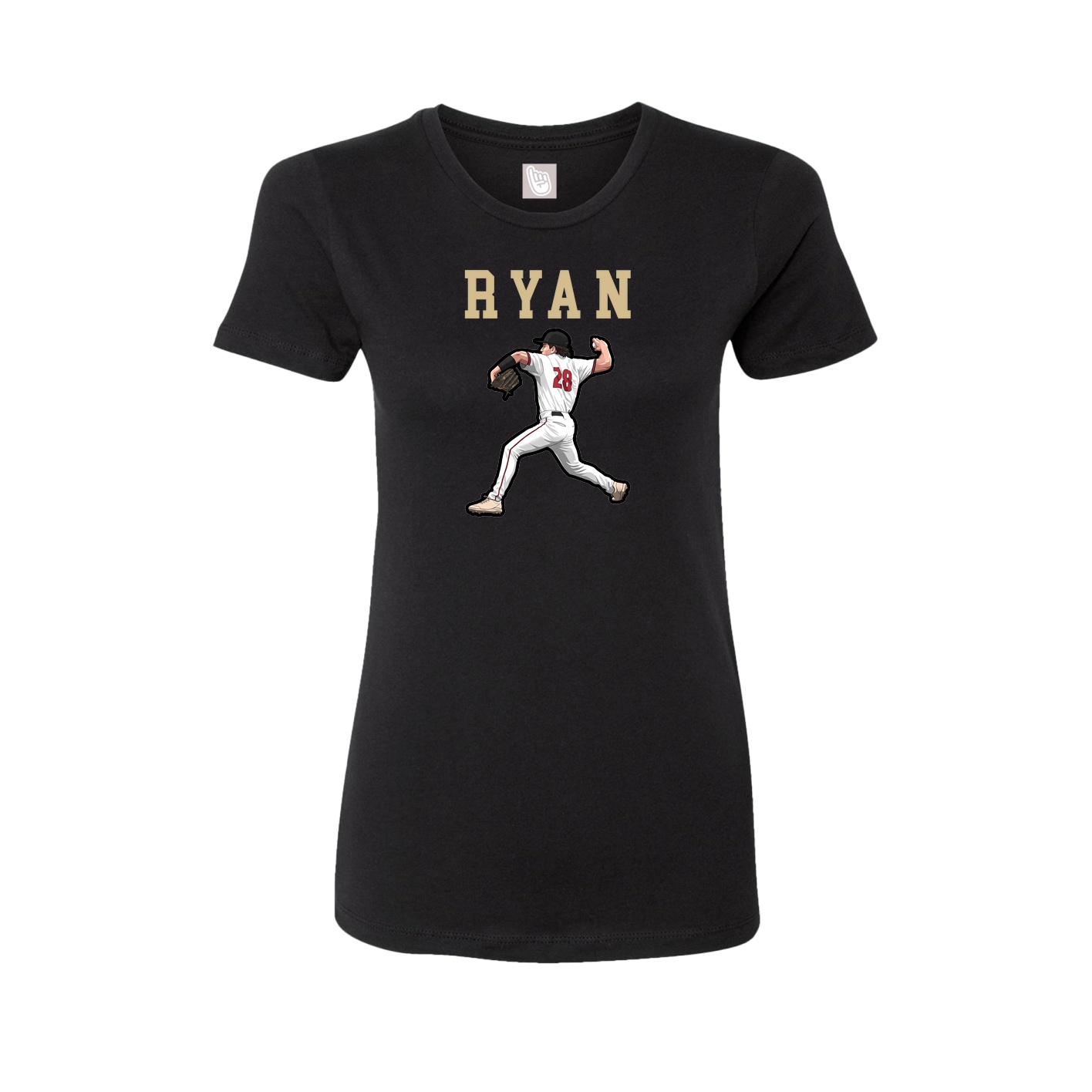 Fitted Women's Tee — Shirsey in Black