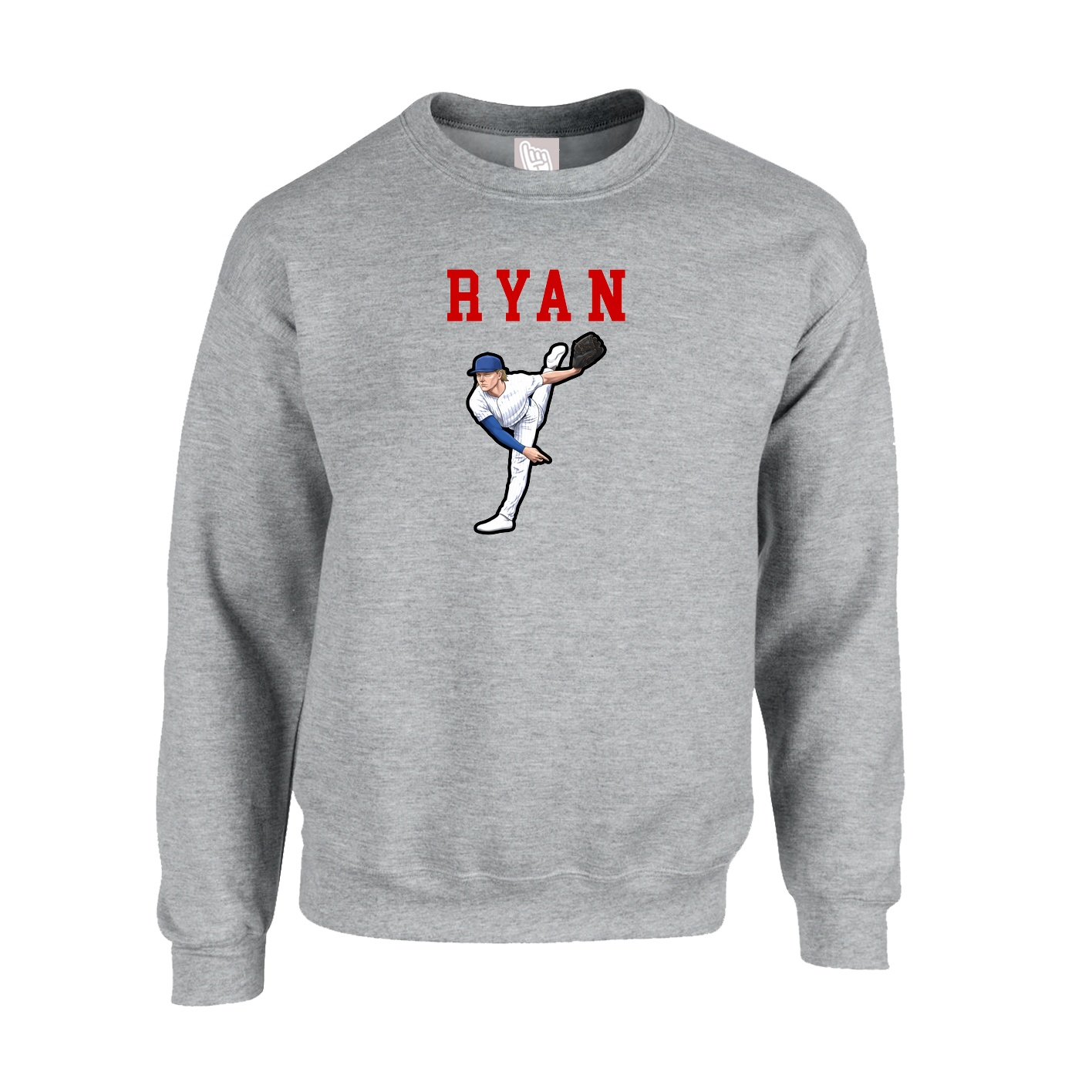 Fleece Crew — Shirsey in Grey