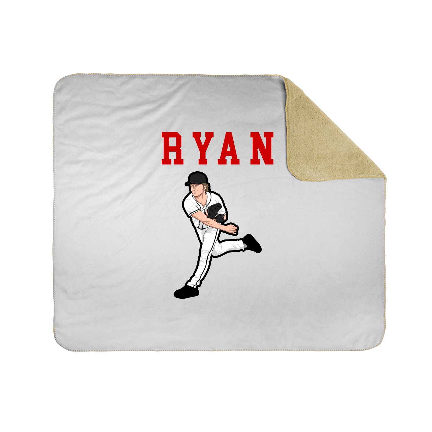 Throw Blanket — Shirsey in White