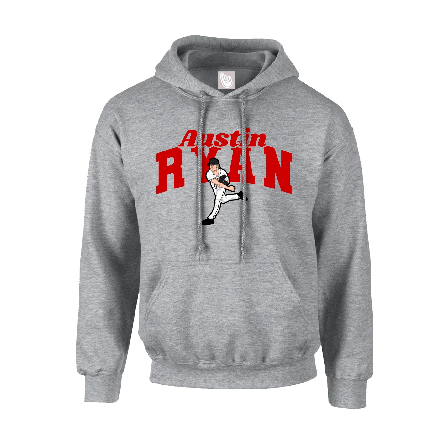 Hoodie — Signature Arch in Grey