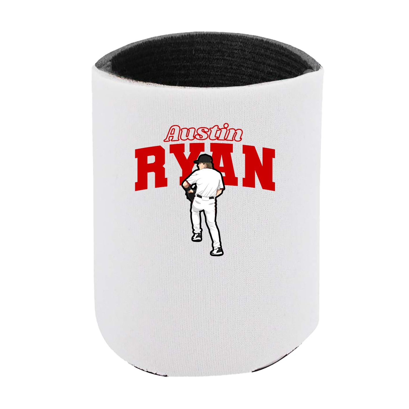Can Holder — Name Arch in White