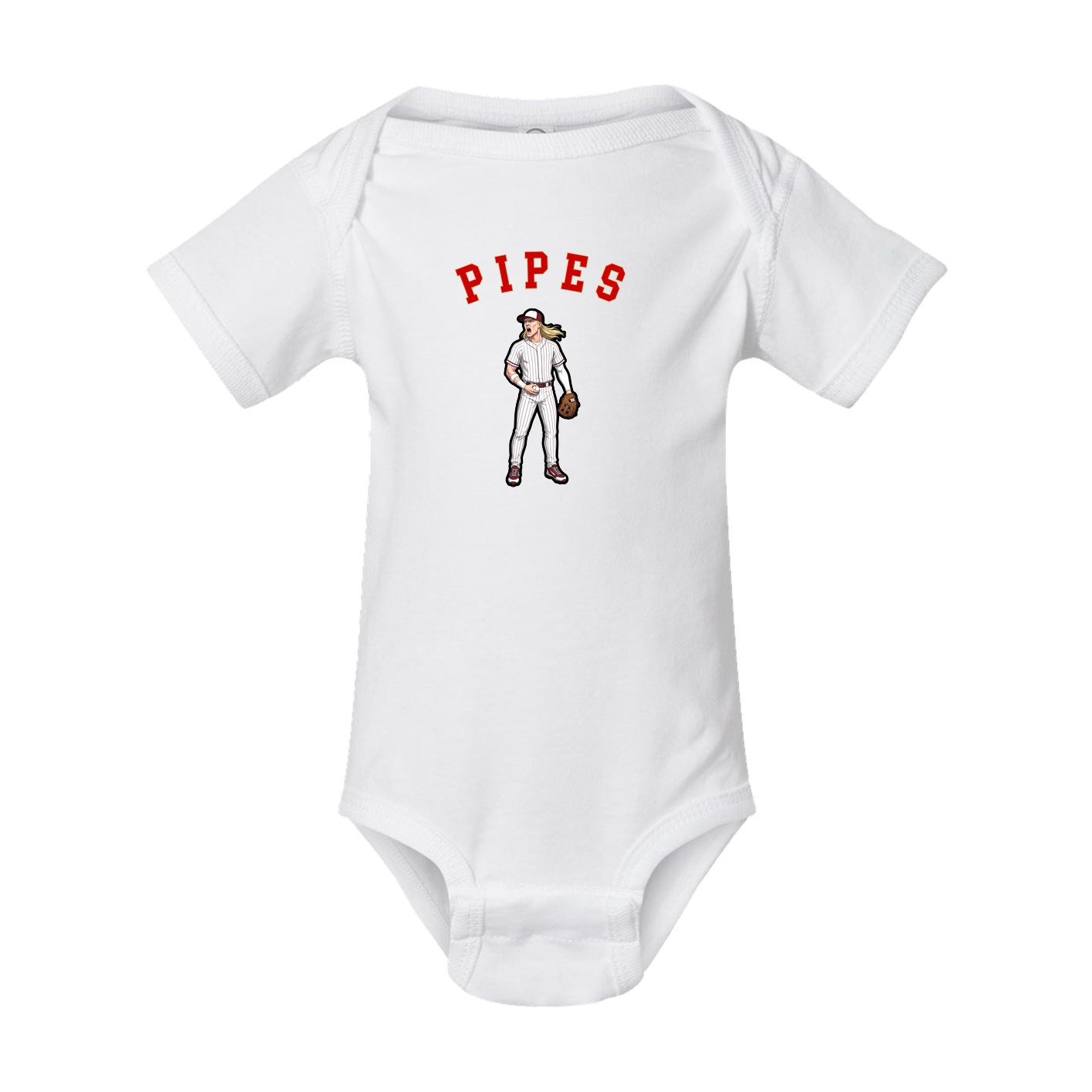 Baby Onesie — Shirsey Arch in White