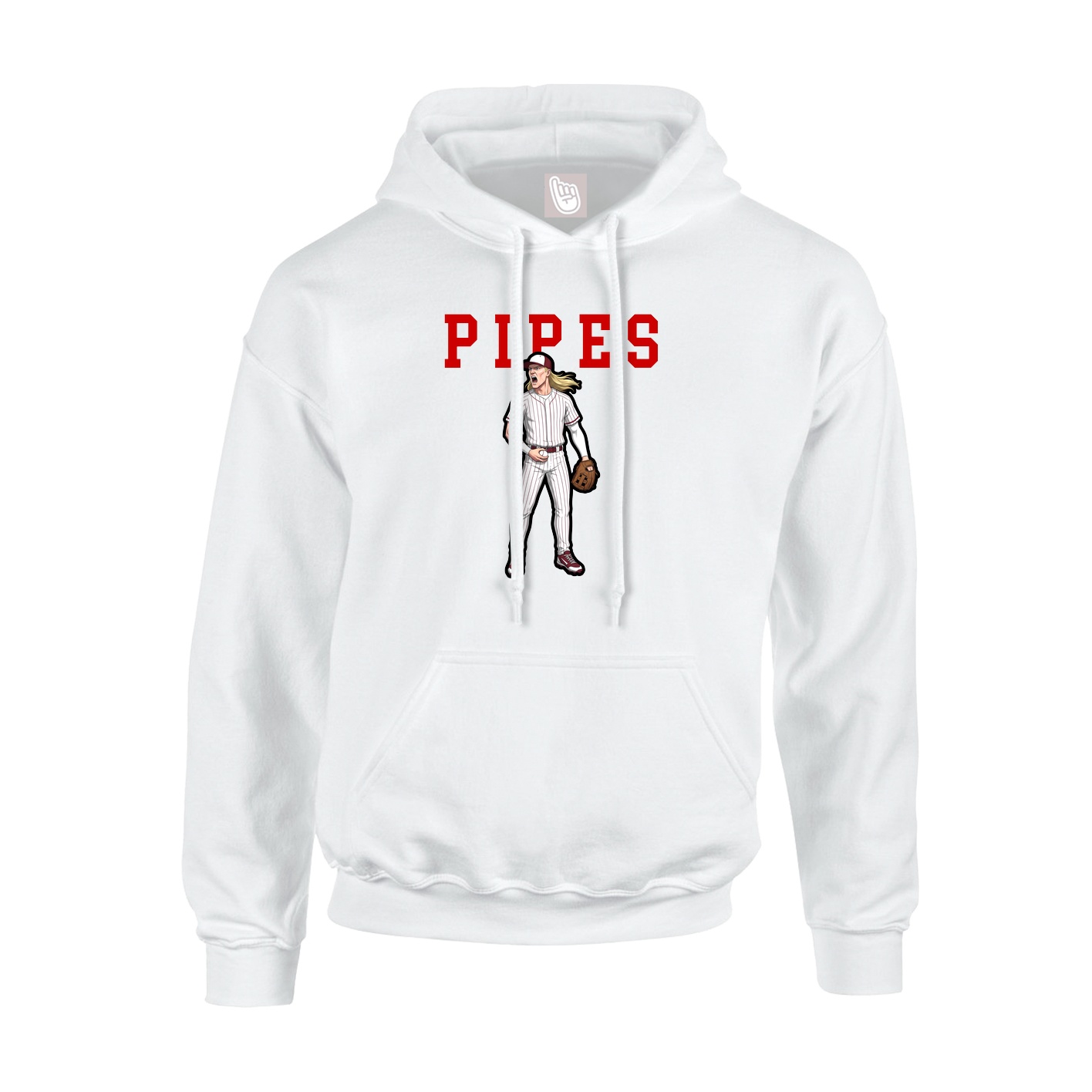 Hoodie — Shirsey in White