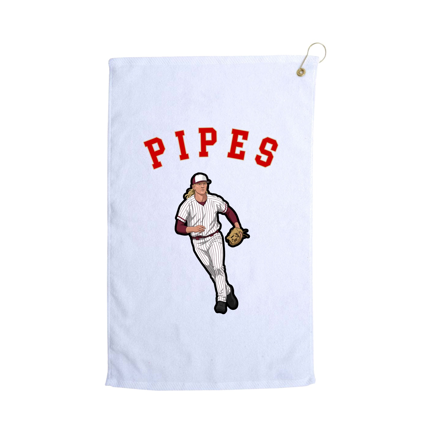 Golf Towel — Shirsey Arch in White