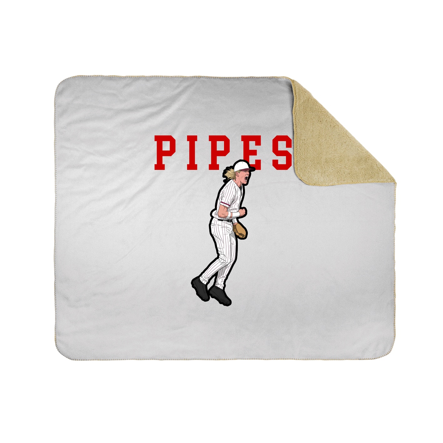 Throw Blanket — Shirsey in White