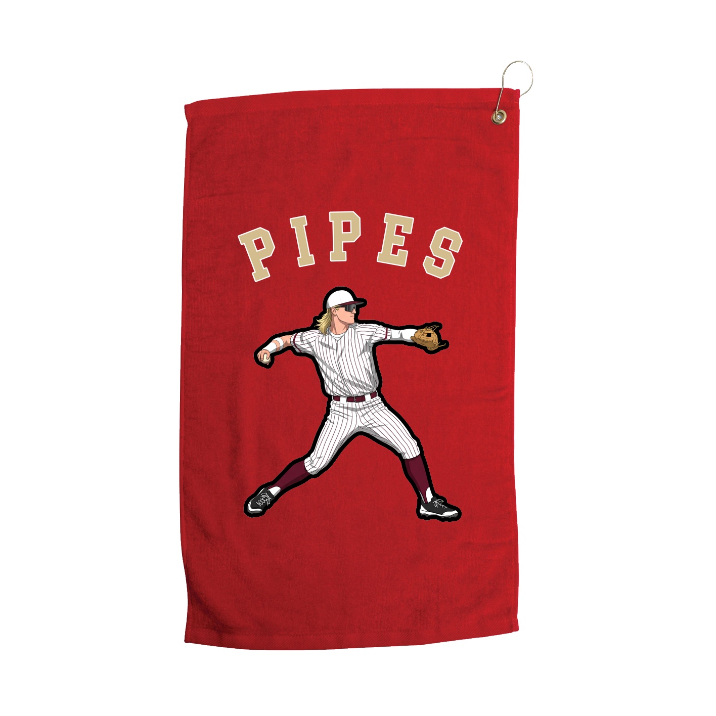 Golf Towel — Shirsey Arch in Red