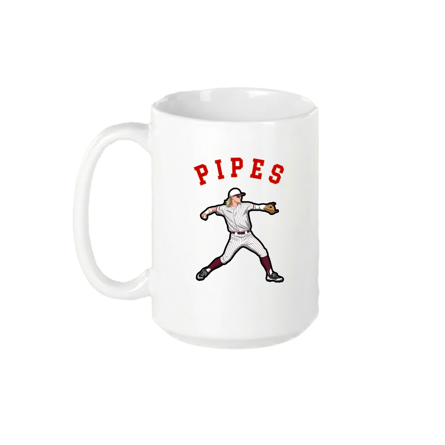 15oz Coffee Mug — Shirsey Arch in White