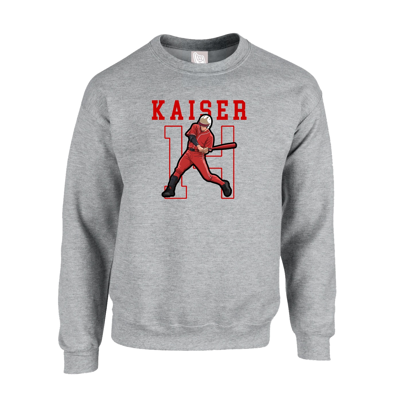 Fleece Crew — Shirsey in Grey