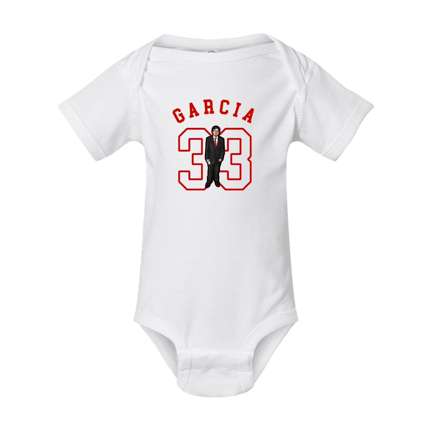 Baby Onesie — Shirsey Arch in White