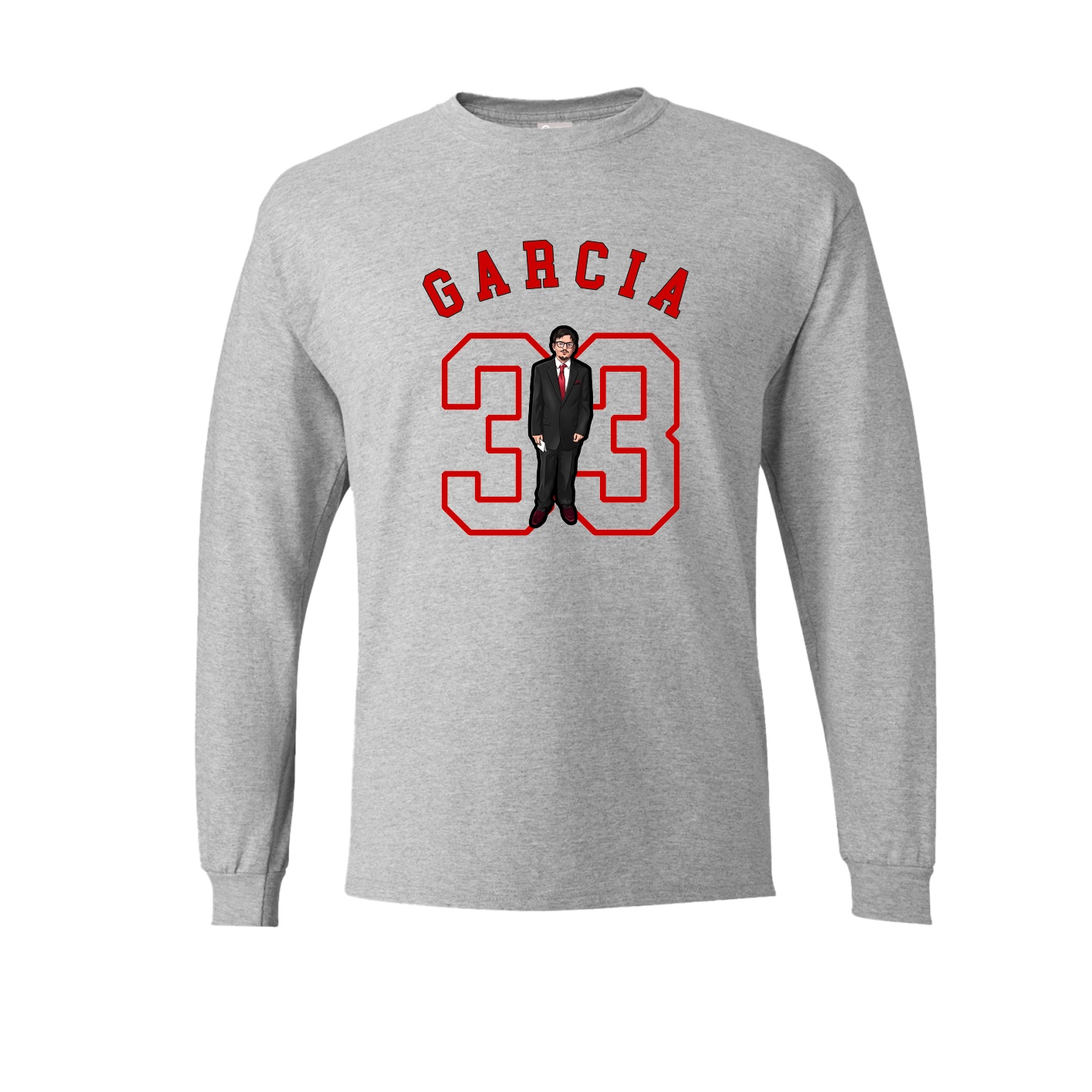 Long Sleeve Tee — Shirsey Arch in Grey
