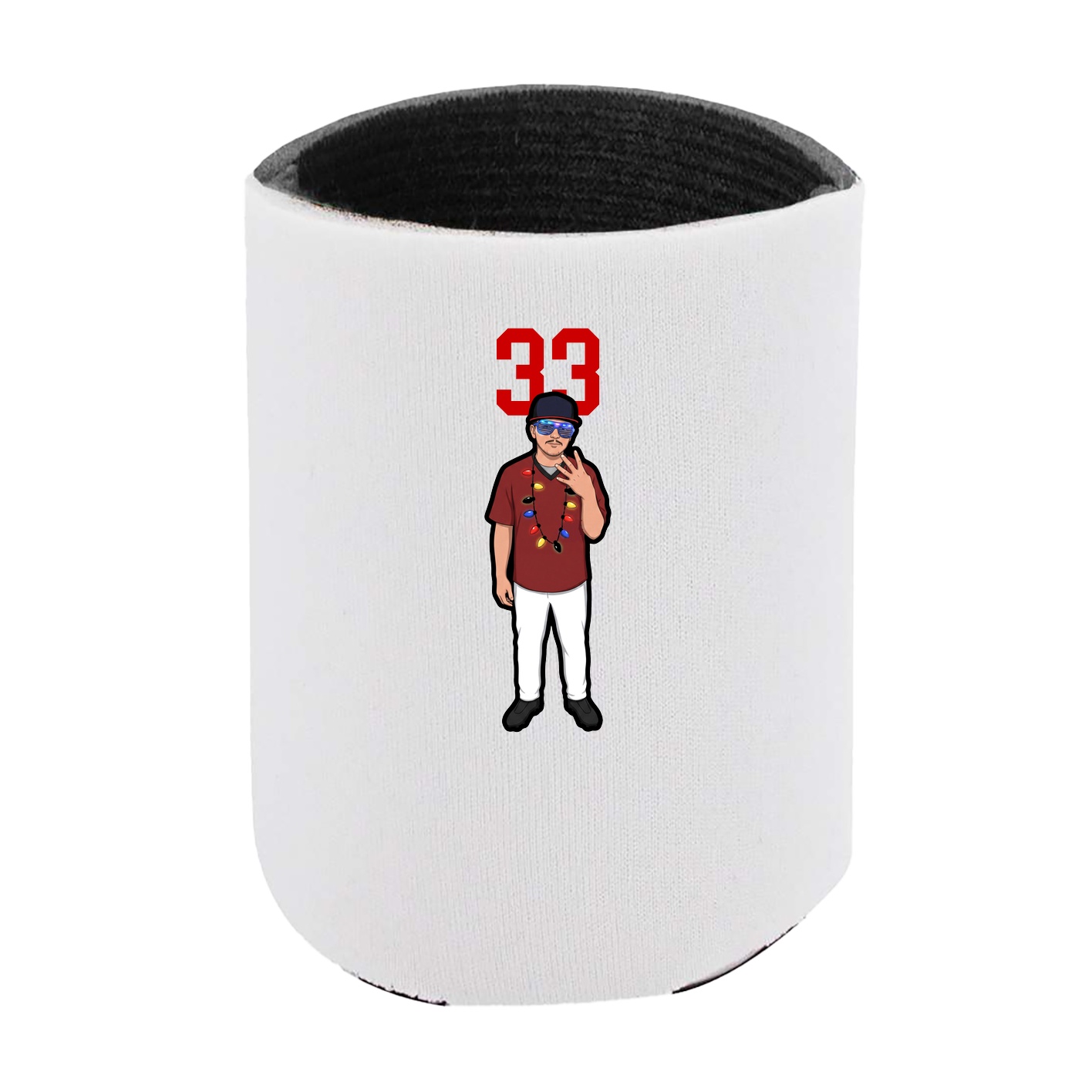 Can Holder — Number Top in White