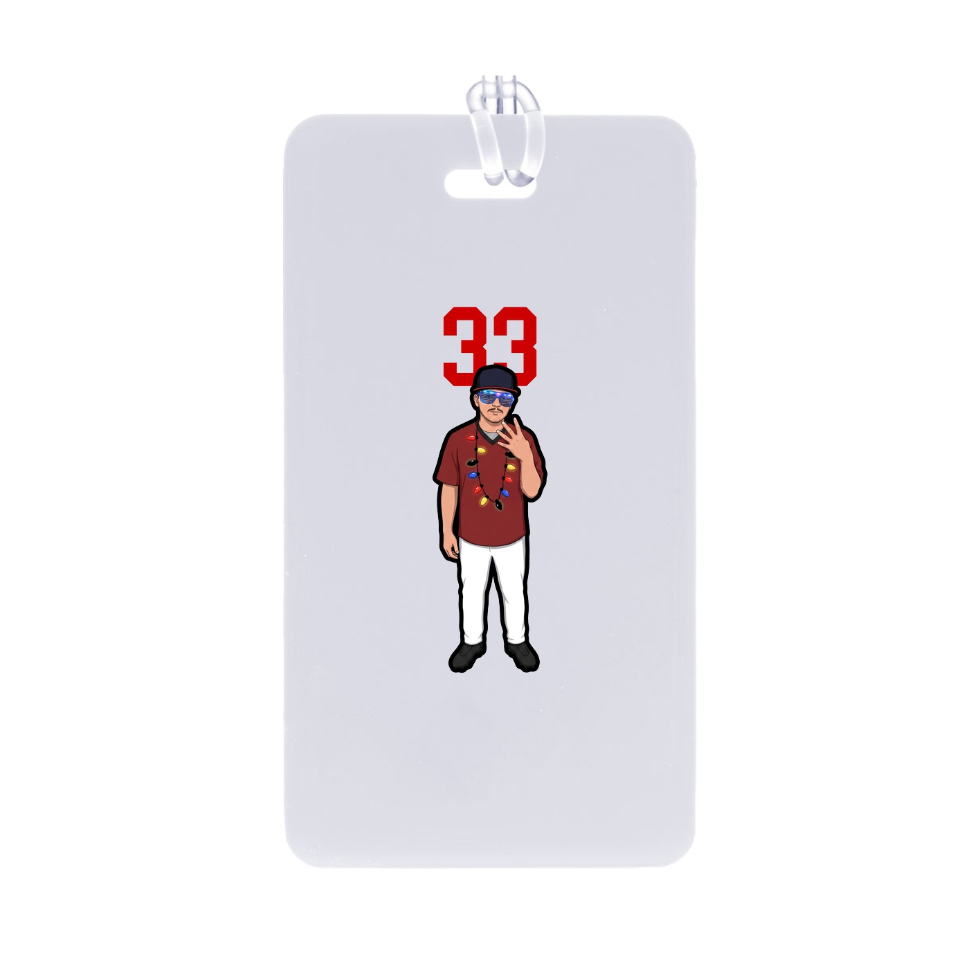 Bag Tag — Number Top in Classic
