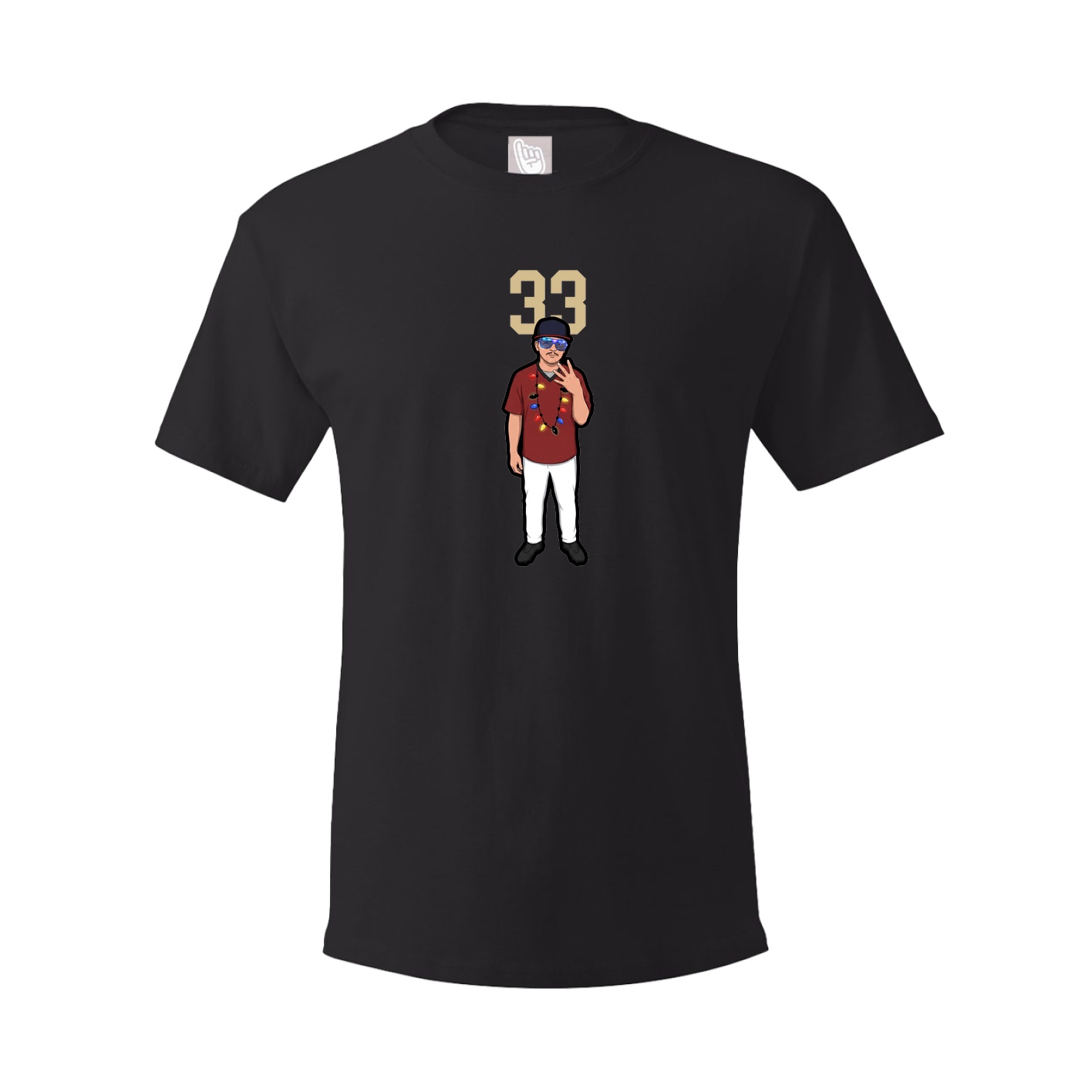 Tee — Number Top in Black