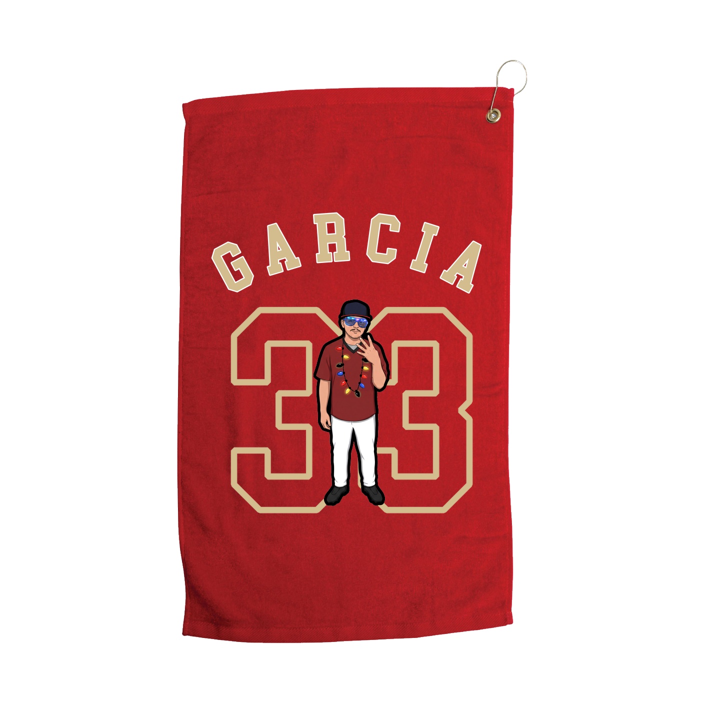 Golf Towel — Shirsey Arch in Red